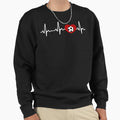 My Heart Beats Soccer Sweatshirt - Graphic Print Unisex - T-Shirt, Sweatshirt, Hoodie