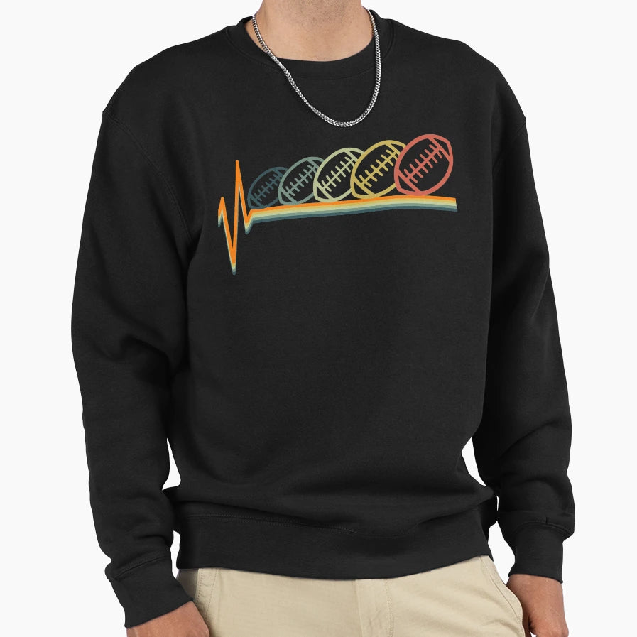 Football Sweatshirt - Novelty Apparel for Adults - T-Shirt, Sweatshirt, Hoodie