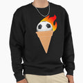 Icecreamy Football Sweatshirt - Fun Novelty Design for Adults - T-Shirt, Sweatshirt, Hoodie