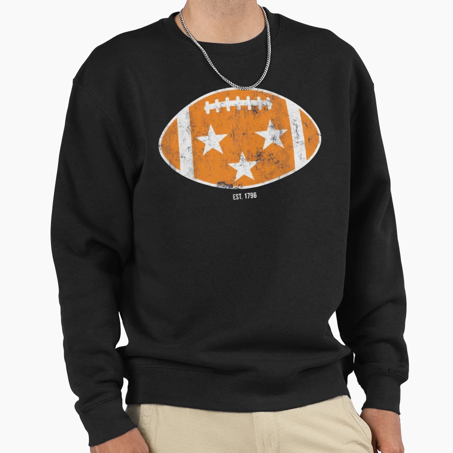 State Tennessee Est 1796 Pride 3 Stars Sweatshirt - Novelty Apparel Unisex - T-Shirt, Sweatshirt, Hoodie