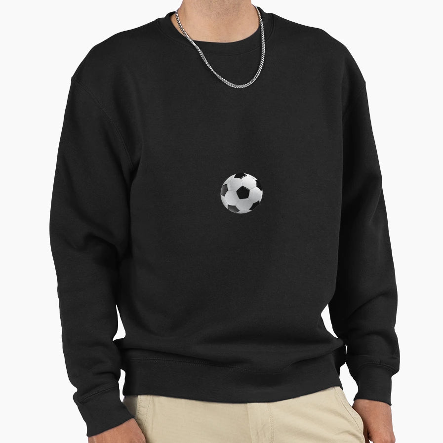 Soccer Ball Pattern Sweatshirt - Graphic Print for Adults - T-Shirt, Sweatshirt, Hoodie