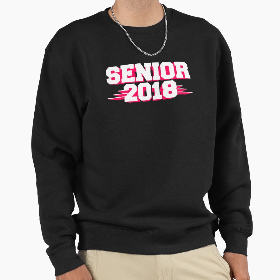 Senior 2018 Sweatshirt - Custom Art Print Men Women - T-Shirt, Sweatshirt, Hoodie