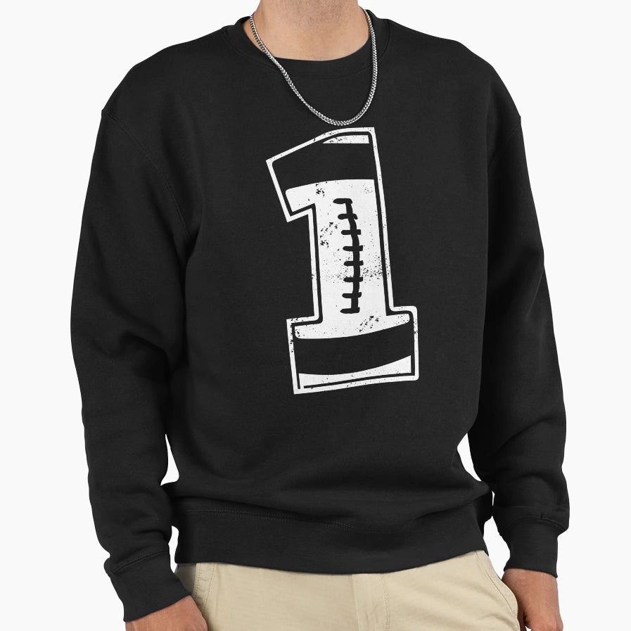 Football 1 Sweatshirt - Fun Novelty Design Men Women - T-Shirt, Sweatshirt, Hoodie