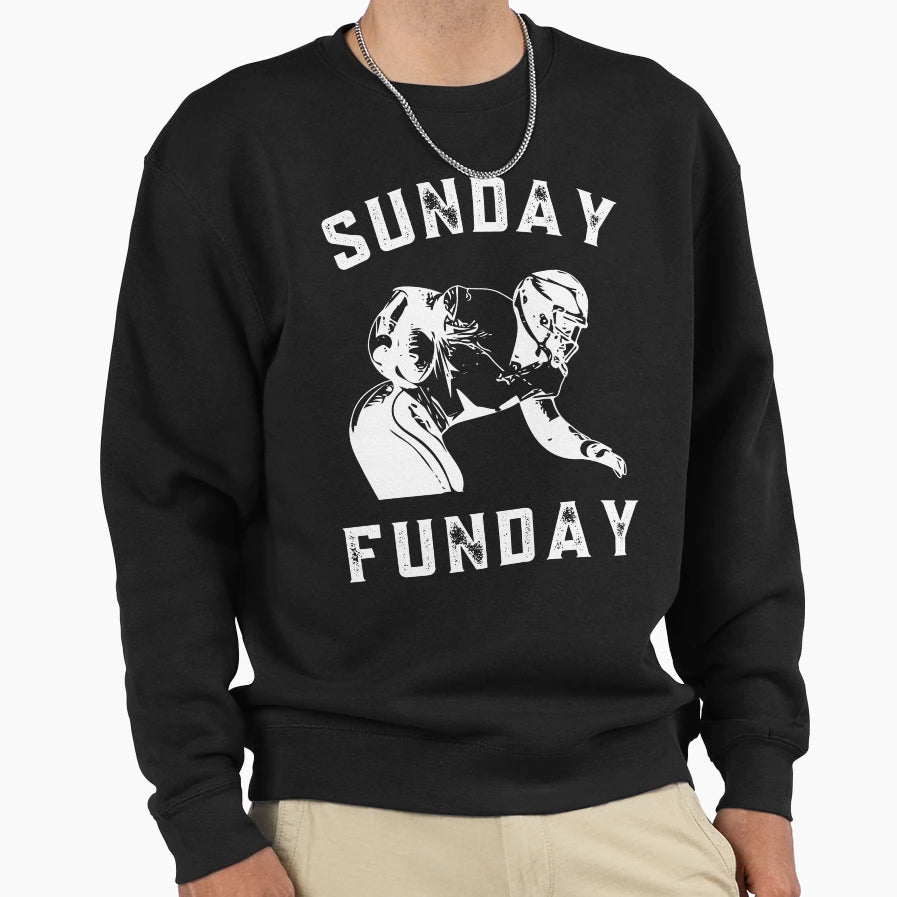 Sunday Funday Superbowl Artistic T-Shirt - Streetwear Style for Adults - T-Shirt, Sweatshirt, Hoodie