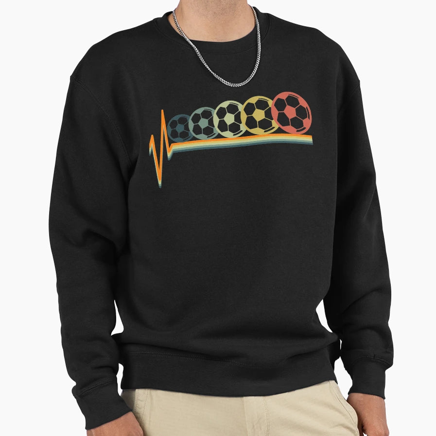 Soccer Sweatshirt - Minimalist Print Men Women - T-Shirt, Sweatshirt, Hoodie