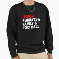 Jesus Sundays Family Football Sweatshirt - Unique Graphic for Adults - T-Shirt, Sweatshirt, Hoodie