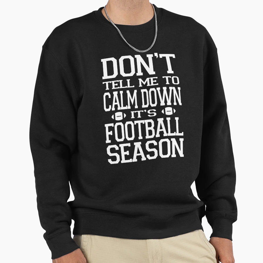 Football Season Sweatshirt - Aesthetic Graphic Unisex - T-Shirt, Sweatshirt, Hoodie