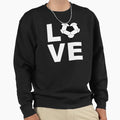 I Love Soccer Ball Sports Athlete Sweatshirt - Casual Everyday Wear Unisex - T-Shirt, Sweatshirt, Hoodie