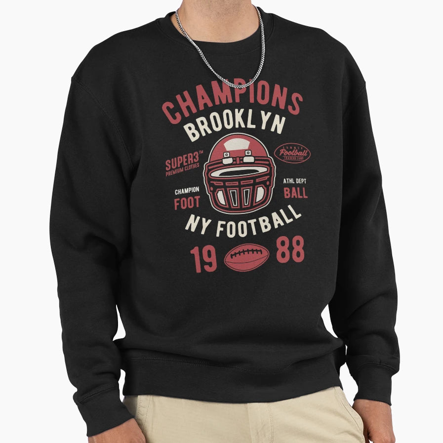 Football Champion Sweatshirt - Graphic Print for Adults - T-Shirt, Sweatshirt, Hoodie