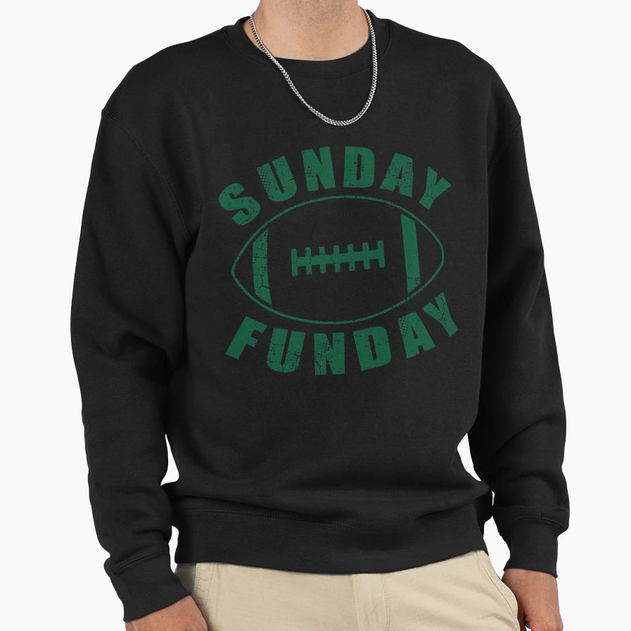 Sunday Funday Football Sweatshirt - Custom Art Print for Adults - T-Shirt, Sweatshirt, Hoodie