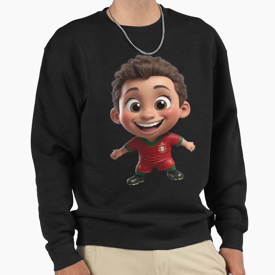 Little Footballer Very Nice Positive T-Shirt - Aesthetic Graphic Men Women - T-Shirt, Sweatshirt, Hoodie
