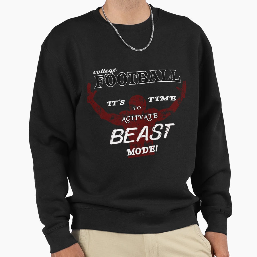 Football Time To Activate Sweatshirt - Casual Everyday Wear for Adults - T-Shirt, Sweatshirt, Hoodie