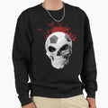 Soccer Skull Sweatshirt - Graphic Print for Adults - T-Shirt, Sweatshirt, Hoodie