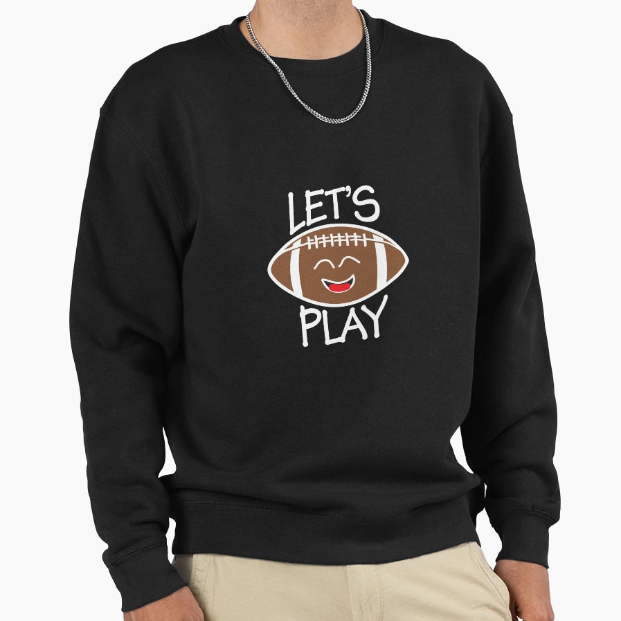 American Football Mascot Sweatshirt - Minimalist Print Men Women - T-Shirt, Sweatshirt, Hoodie