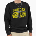 Sunday Funday Football Helmet Sweatshirt - Custom Art Print for Adults - T-Shirt, Sweatshirt, Hoodie