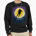 Football Halloween Art Football Sweatshirt - Fun Novelty Design for Adults - T-Shirt, Sweatshirt, Hoodie