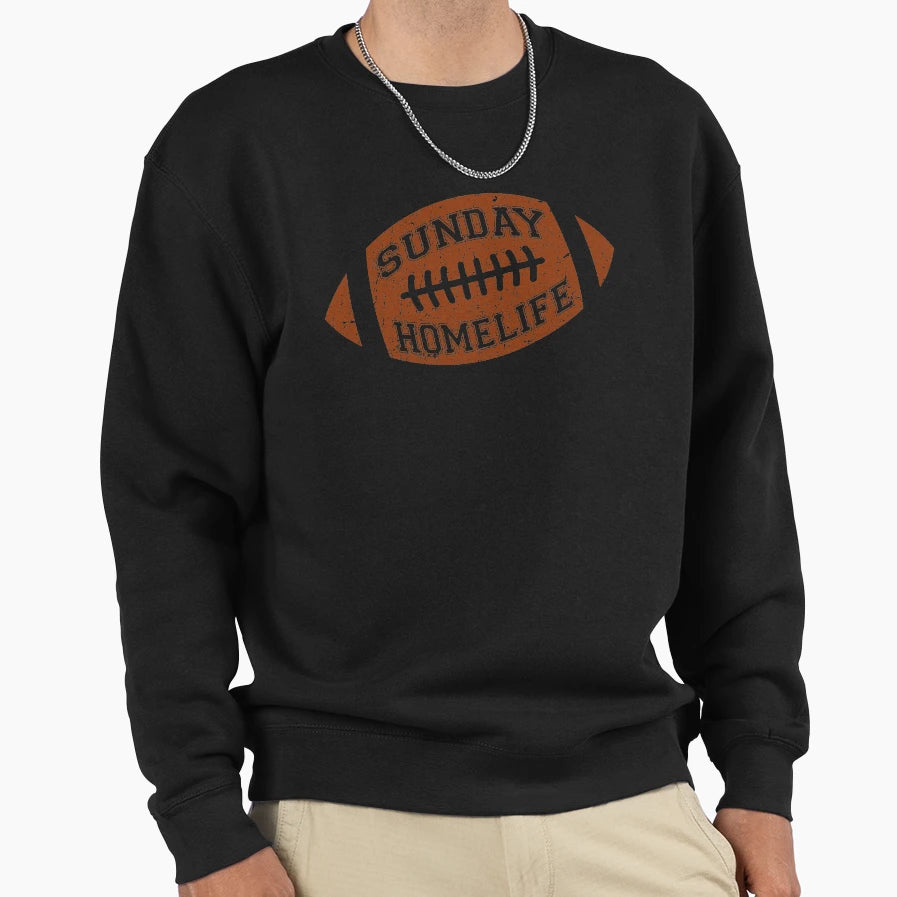 Sunday Homelife Funny Football Game Day T-Shirt - Unique Graphic Men Women - T-Shirt, Sweatshirt, Hoodie