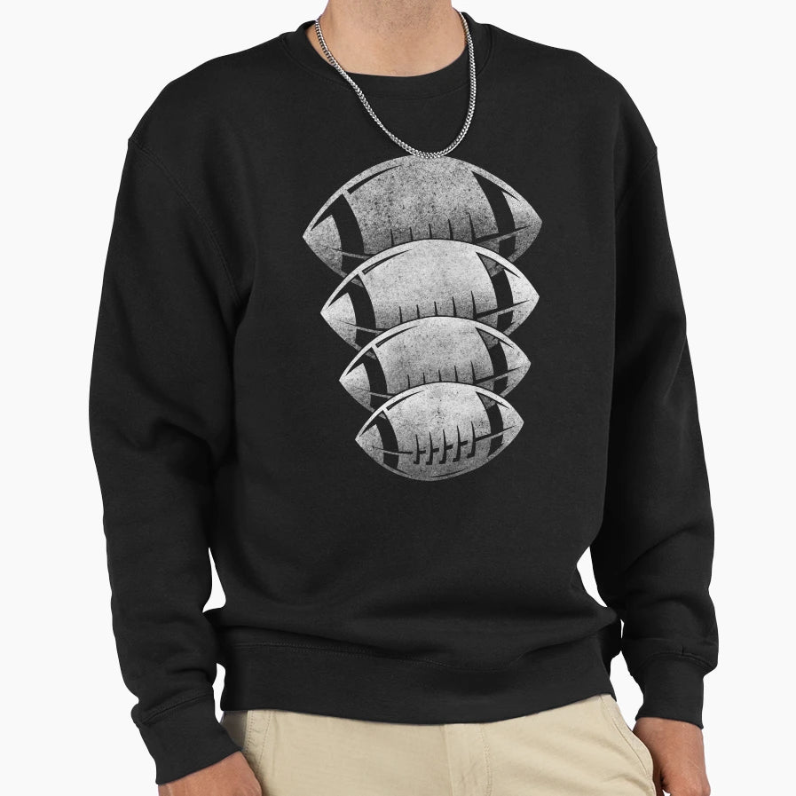 American Football Or Rugby Sweatshirt - Custom Art Print for Adults - T-Shirt, Sweatshirt, Hoodie