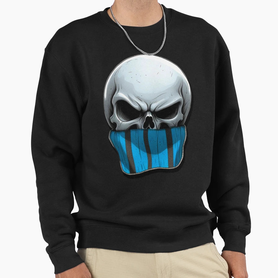 Nf Brugge Skull Sweatshirt - Novelty Apparel for Adults - T-Shirt, Sweatshirt, Hoodie