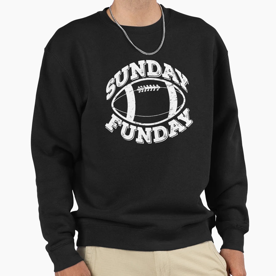 Sunday Funday Sweatshirt - Unique Graphic for Adults - T-Shirt, Sweatshirt, Hoodie