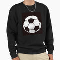 Black And White Soccer Ball Sweatshirt - Graphic Print Men Women - T-Shirt, Sweatshirt, Hoodie