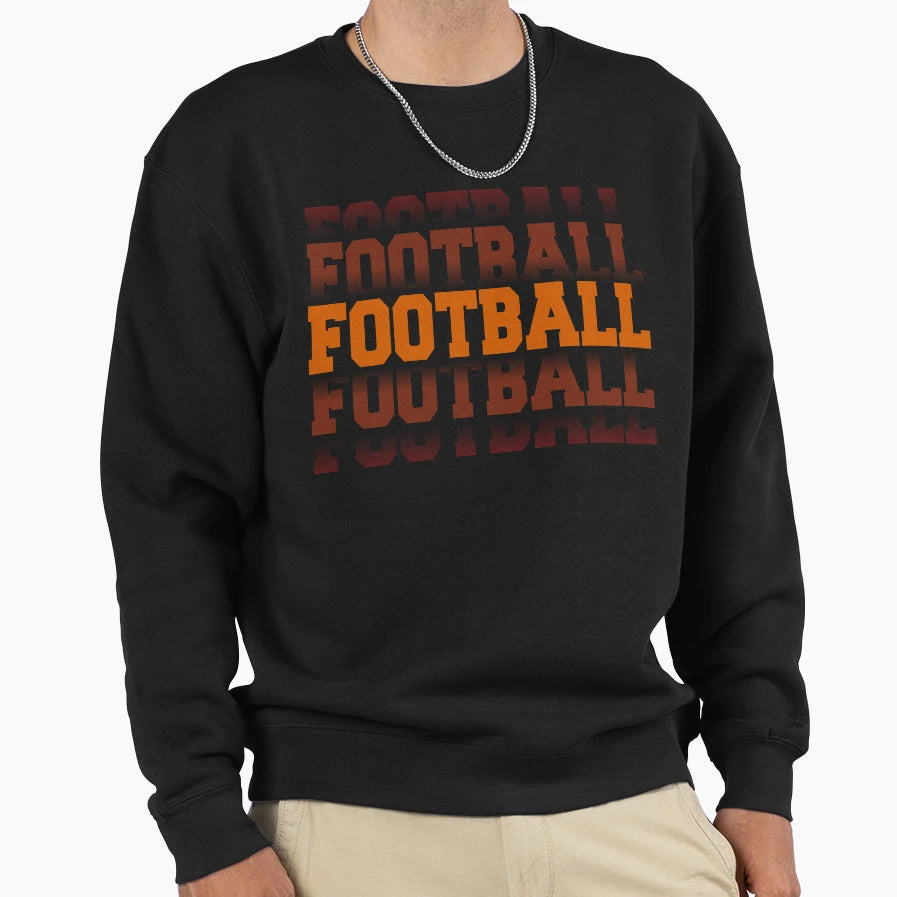 Football Season Fanatics Sweatshirt - Graphic Print for Adults - T-Shirt, Sweatshirt, Hoodie