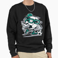 Football Soccer Is Life Cartoon Sweatshirt - Custom Art Print Men Women - T-Shirt, Sweatshirt, Hoodie