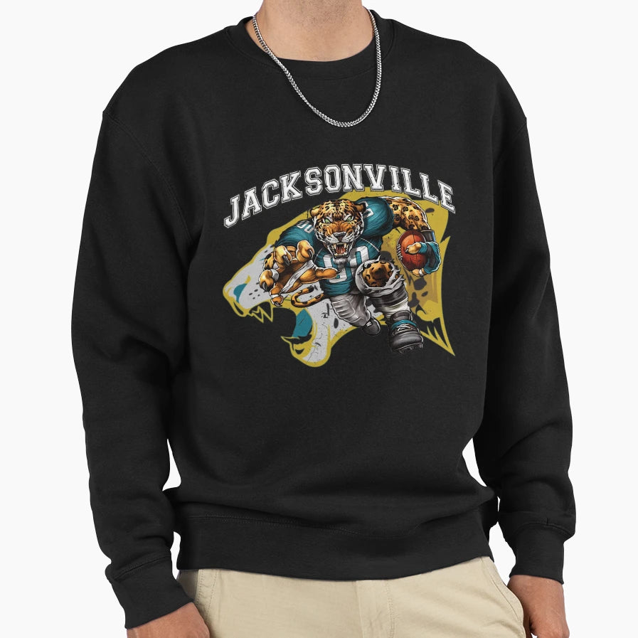 Jacksonville Football Sweatshirt - Aesthetic Graphic for Adults - T-Shirt, Sweatshirt, Hoodie