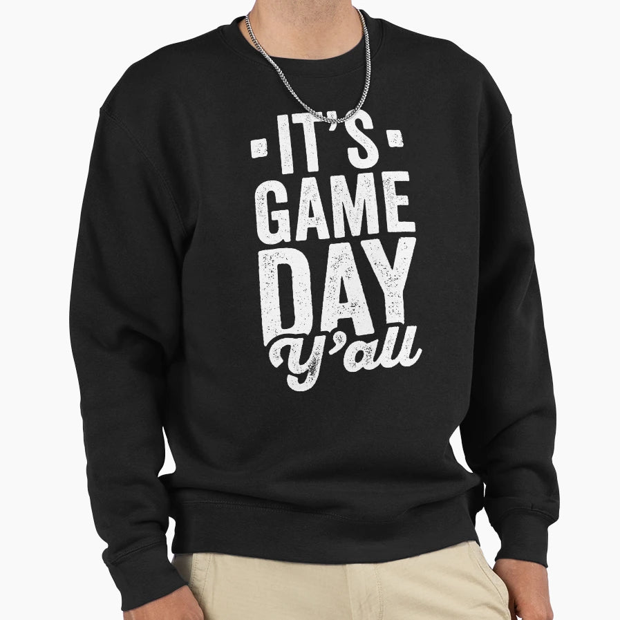 Its Game Day Yall Its Football Yall T-Shirt - Aesthetic Graphic Unisex - T-Shirt, Sweatshirt, Hoodie