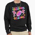 Colorful Touchdown Season Sweatshirt - Trendy Graphic Unisex - T-Shirt, Sweatshirt, Hoodie