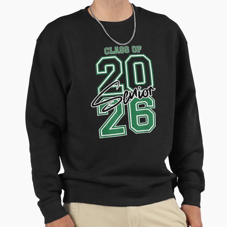 Class 2026 Senior 2026 Graduation Sweatshirt - Unique Graphic for Adults - T-Shirt, Sweatshirt, Hoodie