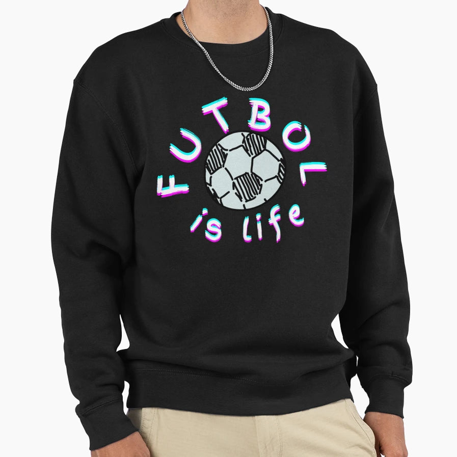 Roy Kent Futbol Is Life Active Sweatshirt - Custom Art Print for Adults - T-Shirt, Sweatshirt, Hoodie