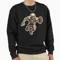 Skeleton Football Player Skeleton Sweatshirt - Minimalist Print Unisex - T-Shirt, Sweatshirt, Hoodie