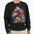 Rushing American Football Sweatshirt - Casual Everyday Wear for Adults - T-Shirt, Sweatshirt, Hoodie