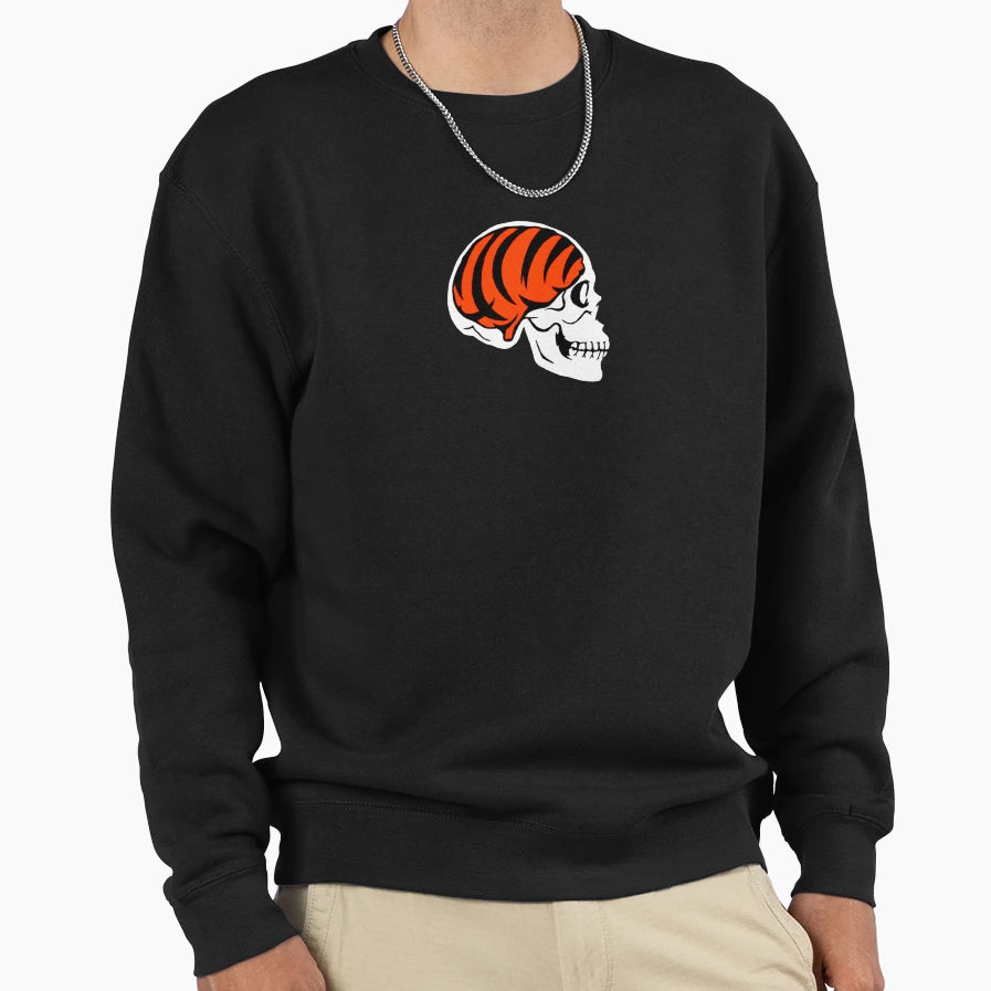 Skull Brain Sweatshirt - Fun Novelty Design for Adults - T-Shirt, Sweatshirt, Hoodie