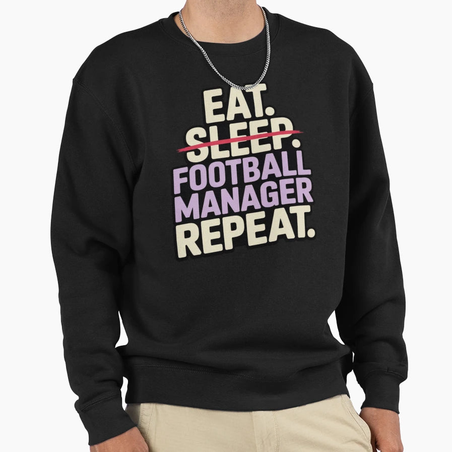 Football Manager Sweatshirt - Novelty Apparel for Adults - T-Shirt, Sweatshirt, Hoodie