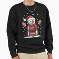 Football Snowman Football Sweatshirt - Trendy Graphic Unisex - T-Shirt, Sweatshirt, Hoodie