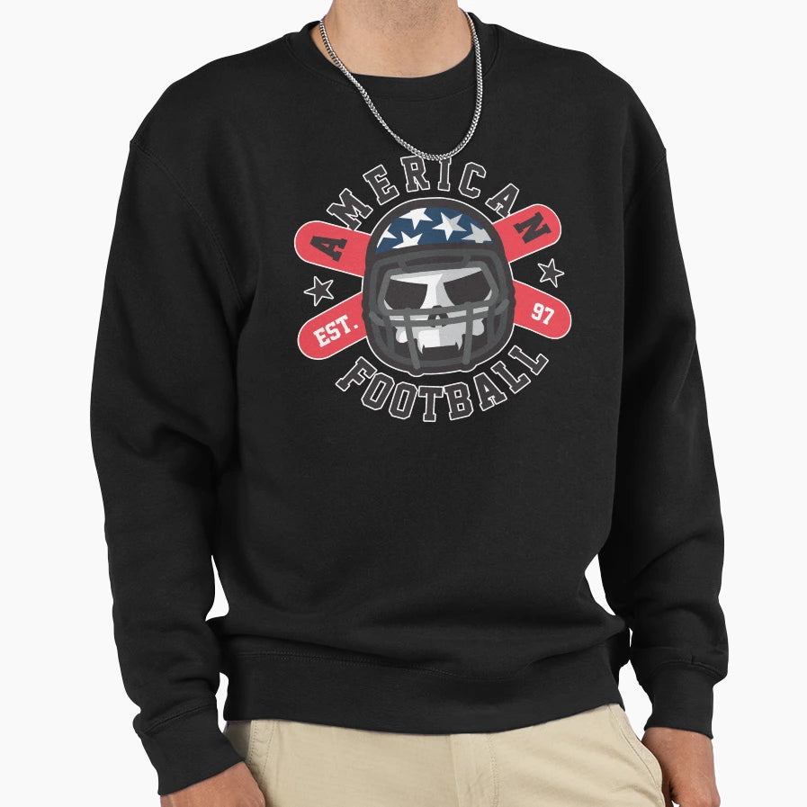 American Football Sweatshirt - Trendy Graphic for Adults - T-Shirt, Sweatshirt, Hoodie