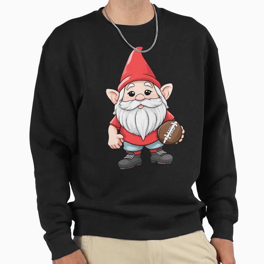 Touchdown Gnome Thanksgiving Treat Sweatshirt - Unique Graphic for Adults - T-Shirt, Sweatshirt, Hoodie