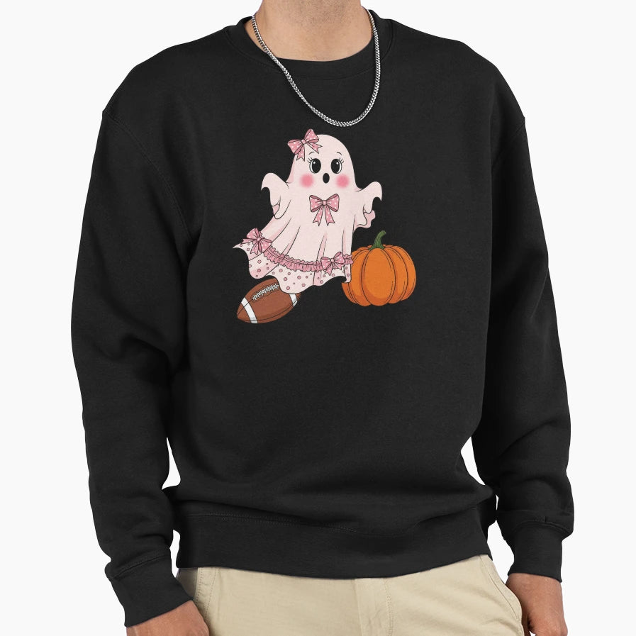 Boo Tiful Game Day Ghost Sweatshirt - Aesthetic Graphic for Adults - T-Shirt, Sweatshirt, Hoodie