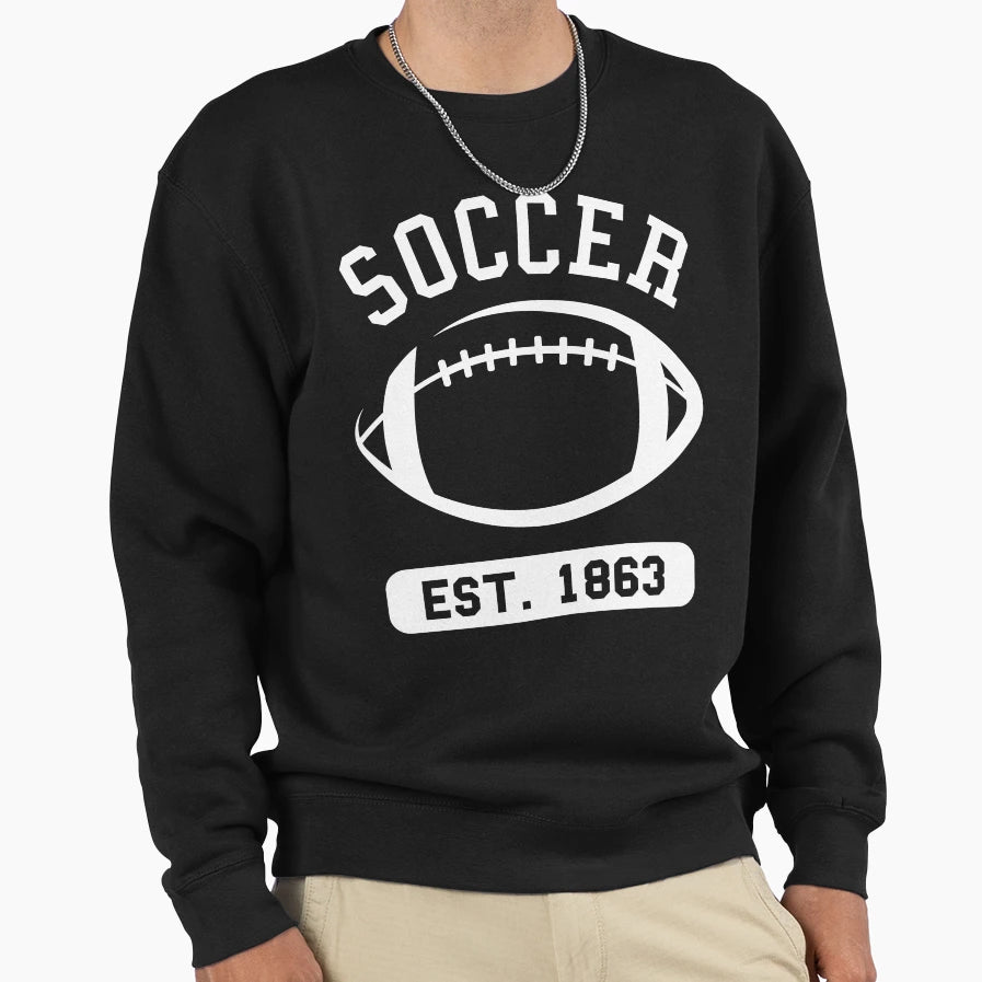 Funny Soccer Football Mashup Sweatshirt - Graphic Print Unisex - T-Shirt, Sweatshirt, Hoodie