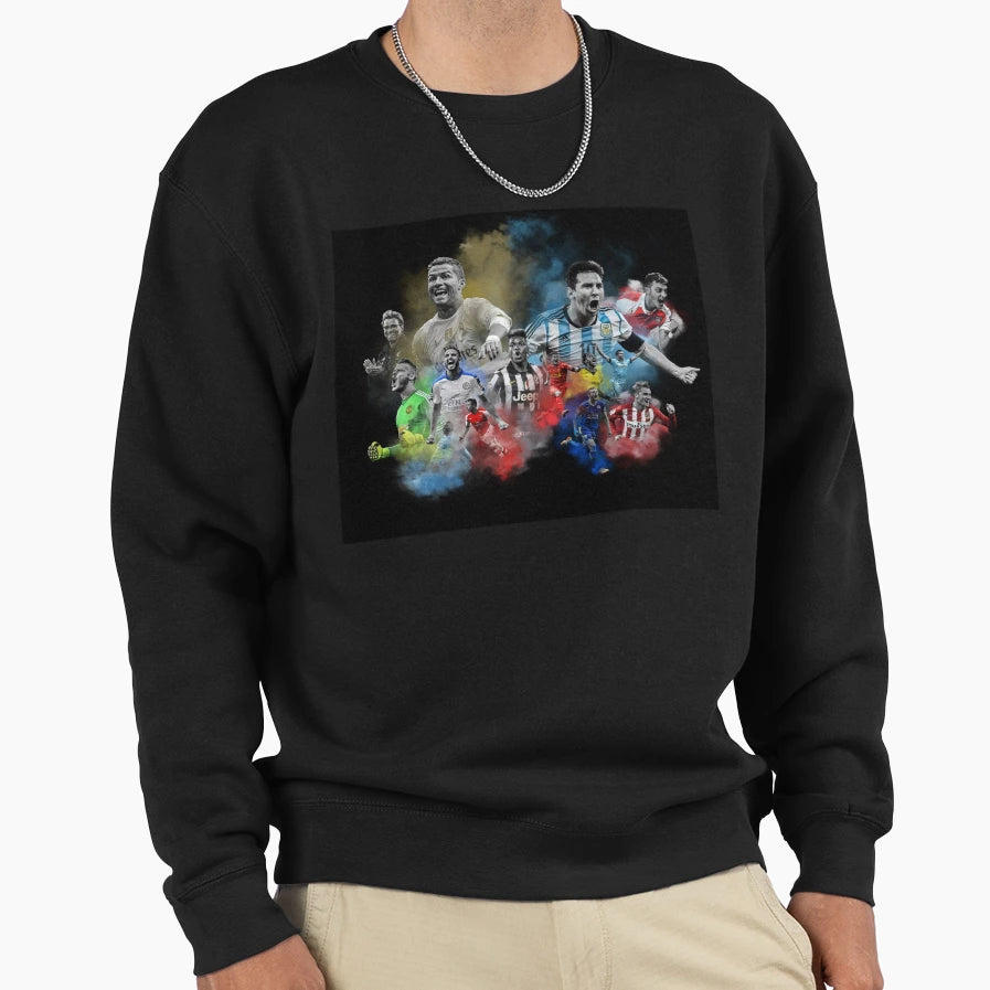 Soccer Legends Sweatshirt - Trendy Graphic for Adults - T-Shirt, Sweatshirt, Hoodie