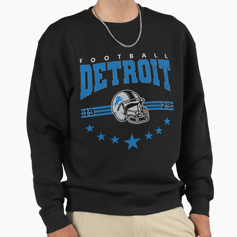 Art Detroit Lions Sweatshirt - Novelty Apparel Men Women - T-Shirt, Sweatshirt, Hoodie