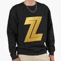 Z Letter Golden Initials Serie Sweatshirt - Trendy Graphic Unisex - T-Shirt, Sweatshirt, Hoodie