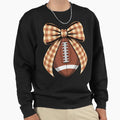 Coquette Bow American Football Autumn Sweatshirt - Custom Art Print Unisex - T-Shirt, Sweatshirt, Hoodie