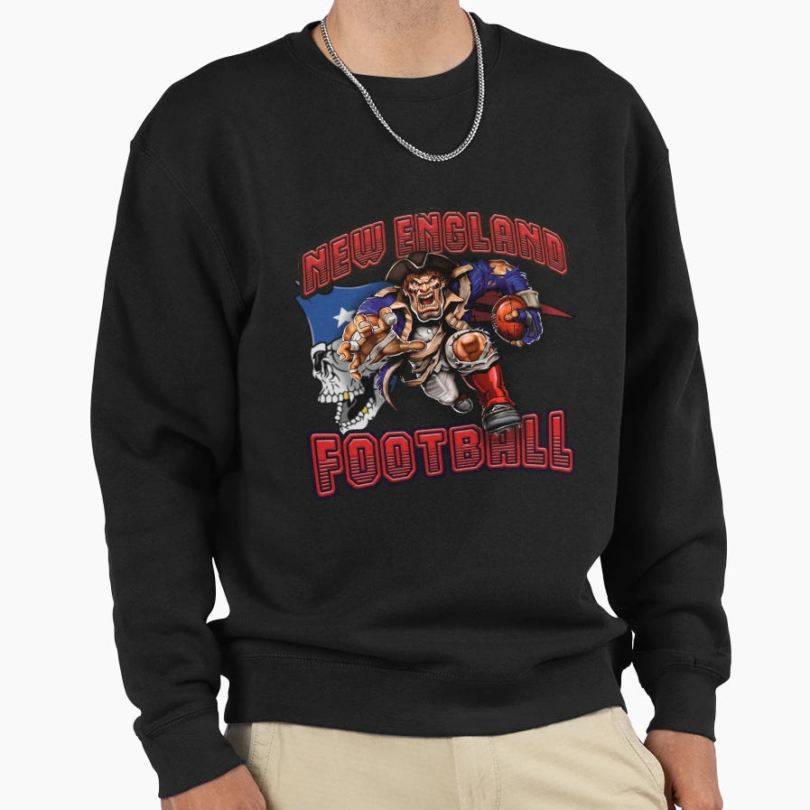 New England Football Sweatshirt - Trendy Graphic Men Women - T-Shirt, Sweatshirt, Hoodie