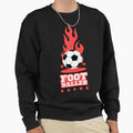 Footballer Football Player Black Sweatshirt - Casual Everyday Wear Unisex - T-Shirt, Sweatshirt, Hoodie