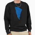 Blue Ranger Lightning Symbol Sweatshirt - Custom Art Print Unisex - T-Shirt, Sweatshirt, Hoodie