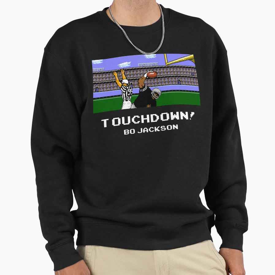 Touchdown Bo Sweatshirt - Graphic Print Men Women - T-Shirt, Sweatshirt, Hoodie