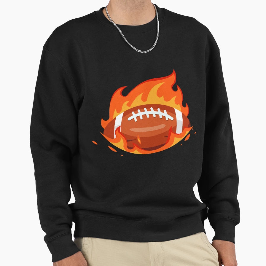 Rugby Ball Sweatshirt - Minimalist Print Men Women - T-Shirt, Sweatshirt, Hoodie